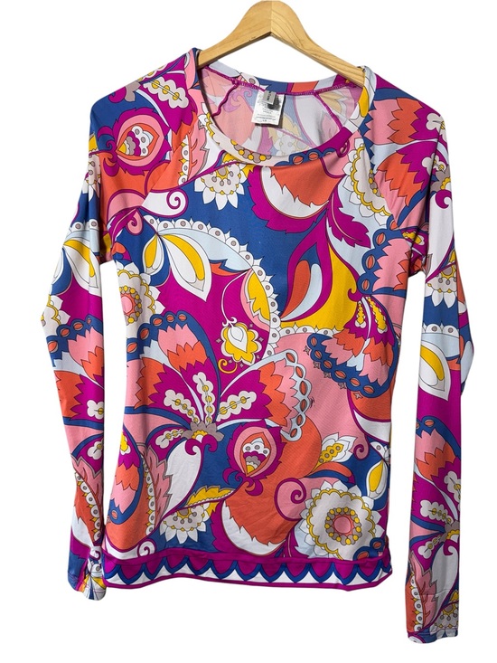 Trina Turk Other - Trina Turk Sevilla Long-sleeve Rashguard Size Large